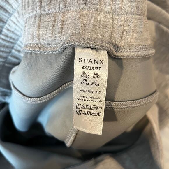 SPANX AirEssentials Women’s Size 3X Shorts Gray Comfort Soft - Picture 4 of 4